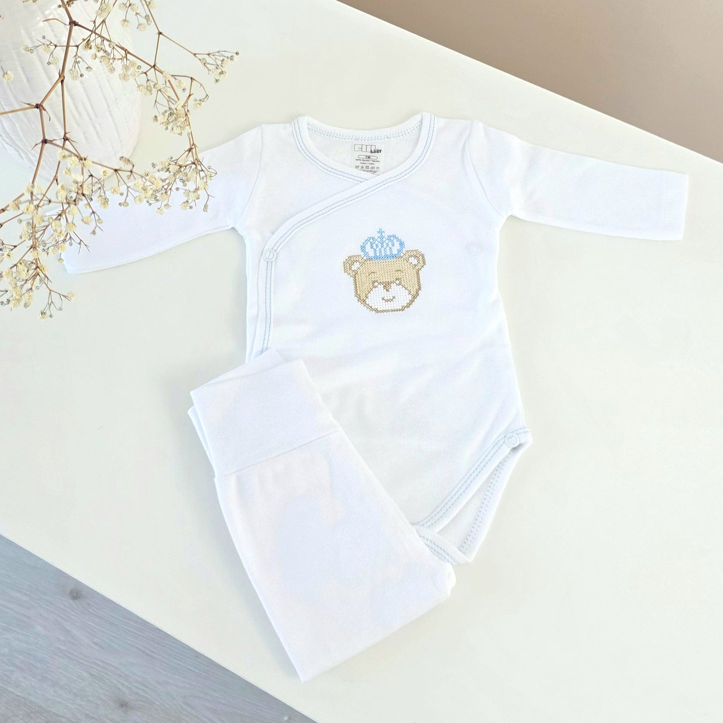 Body e Calça ponto cruz