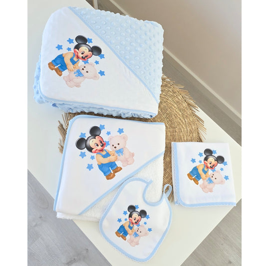 Conjunto azul do Mickey