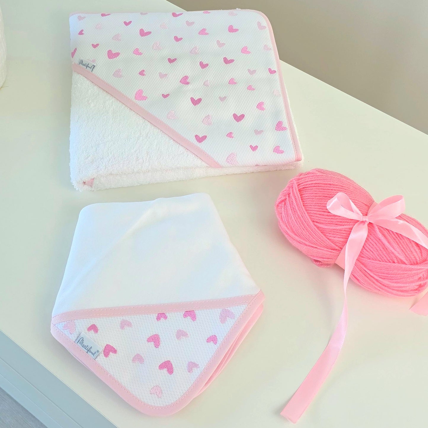 Conjunto toalha de banho e fralda de pano