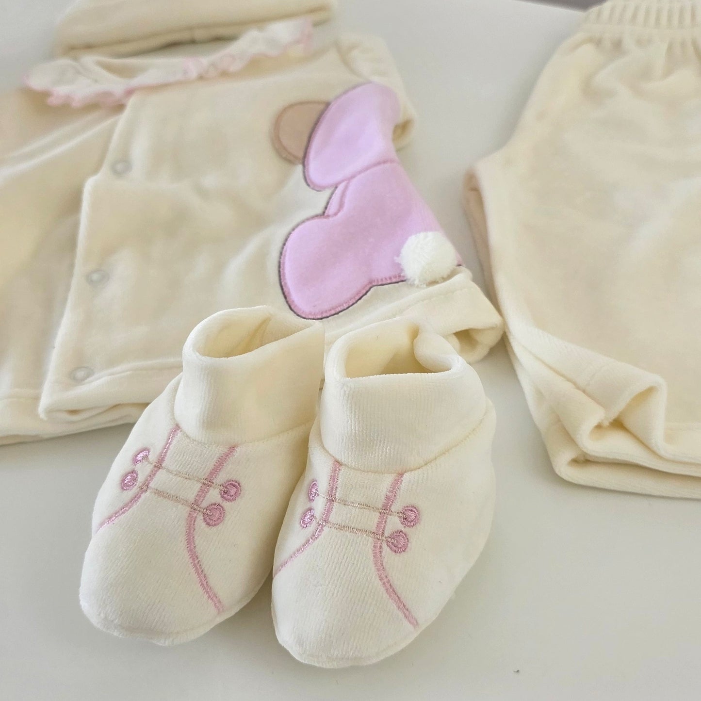 Conjunto Ursinho Rosa