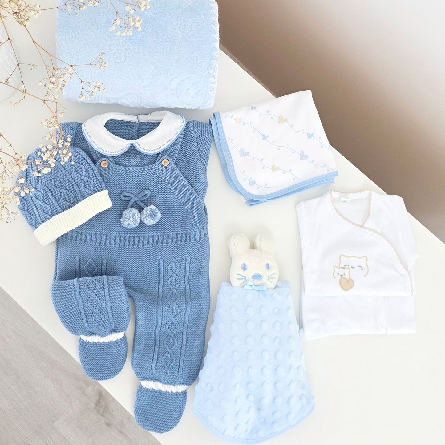 Baby Box Jardineira Azul