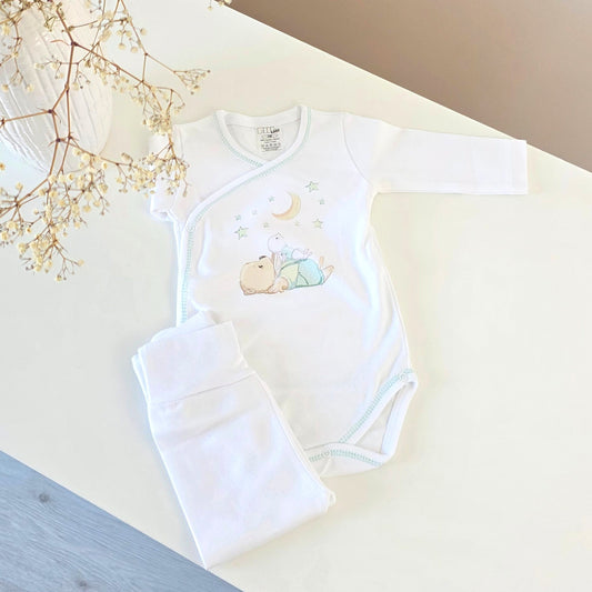 Conjunto ursinho deitado