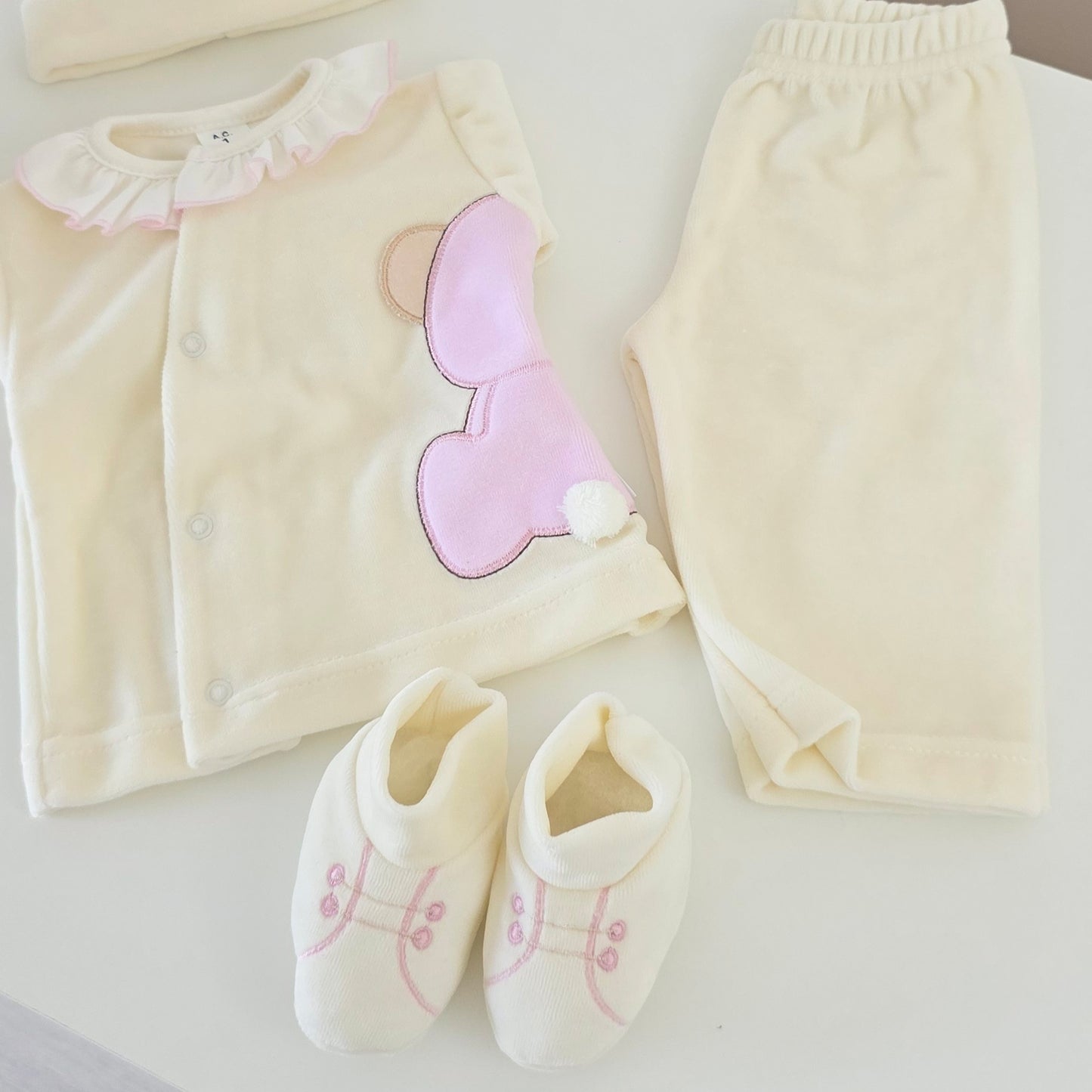 Conjunto Ursinho Rosa