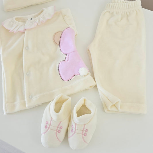 Conjunto Ursinho Rosa