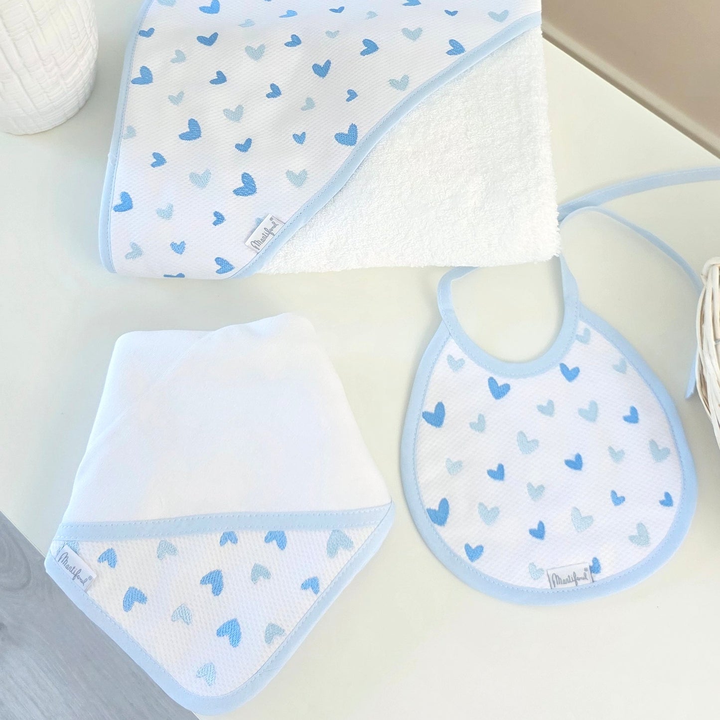 Conjunto toalha de banho e fralda de pano