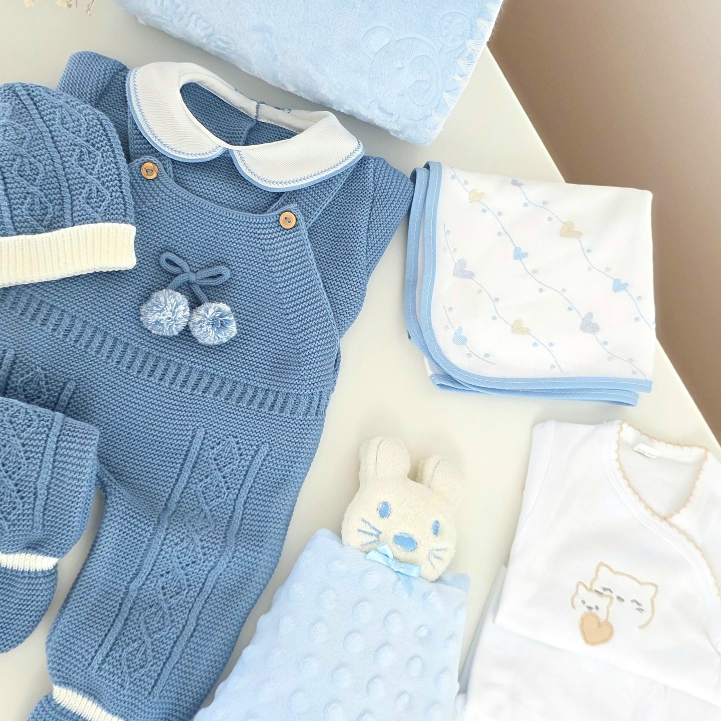 Baby Box Jardineira Azul