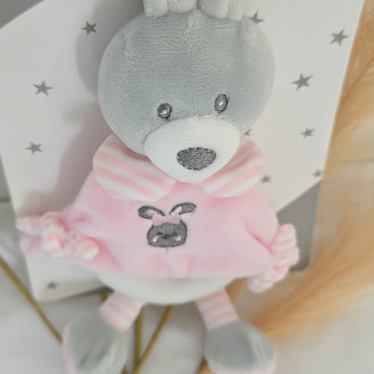 Peluche coelhinha cinza